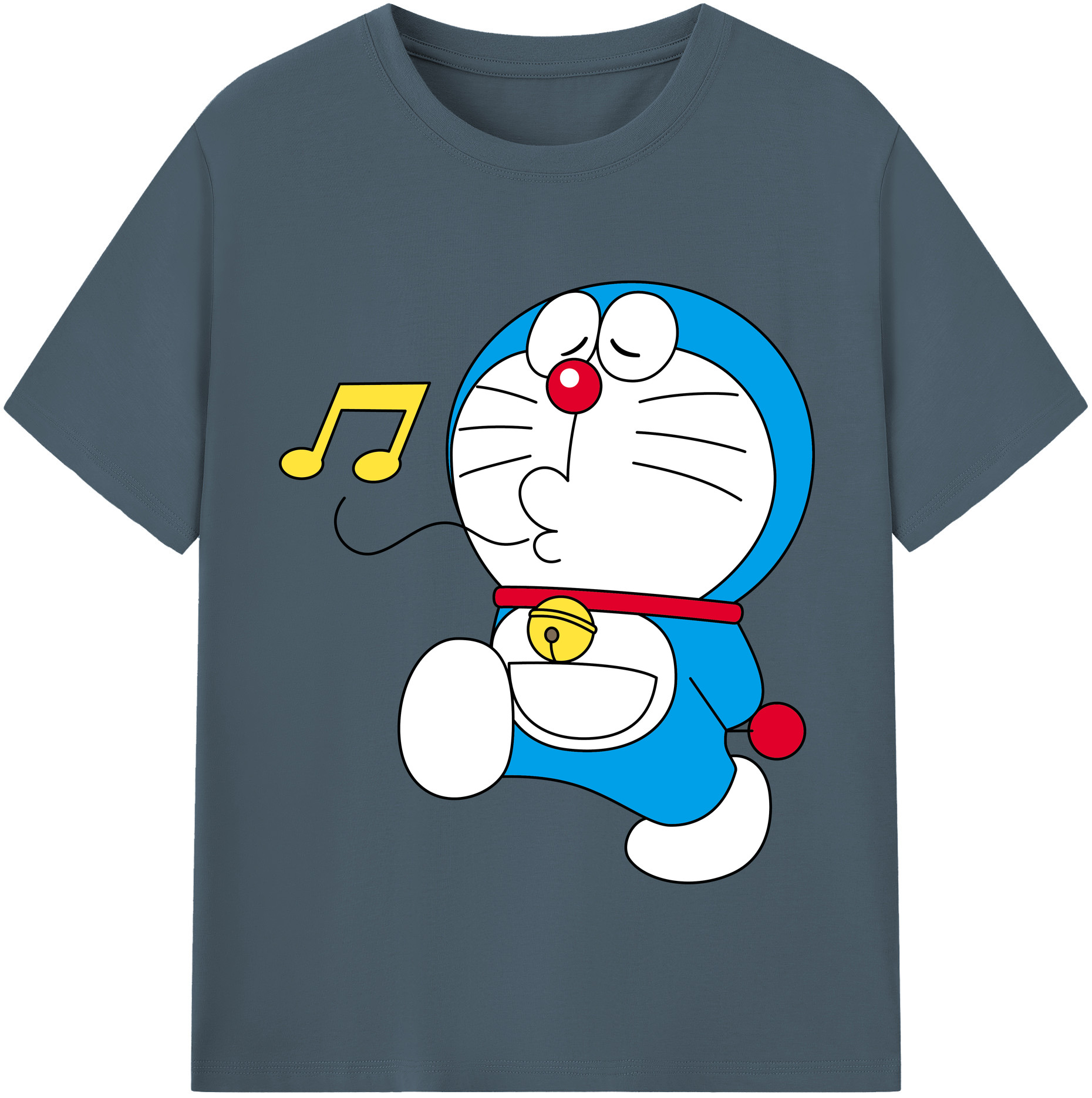 （画像用） ドラえもん Doraemon 綿100％半袖Tシャツ（フロントプリント）